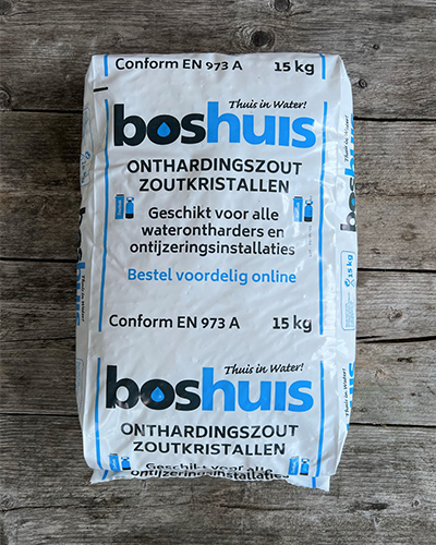 Boshuis Zoutkristallen 15 kg – 5 plus 1